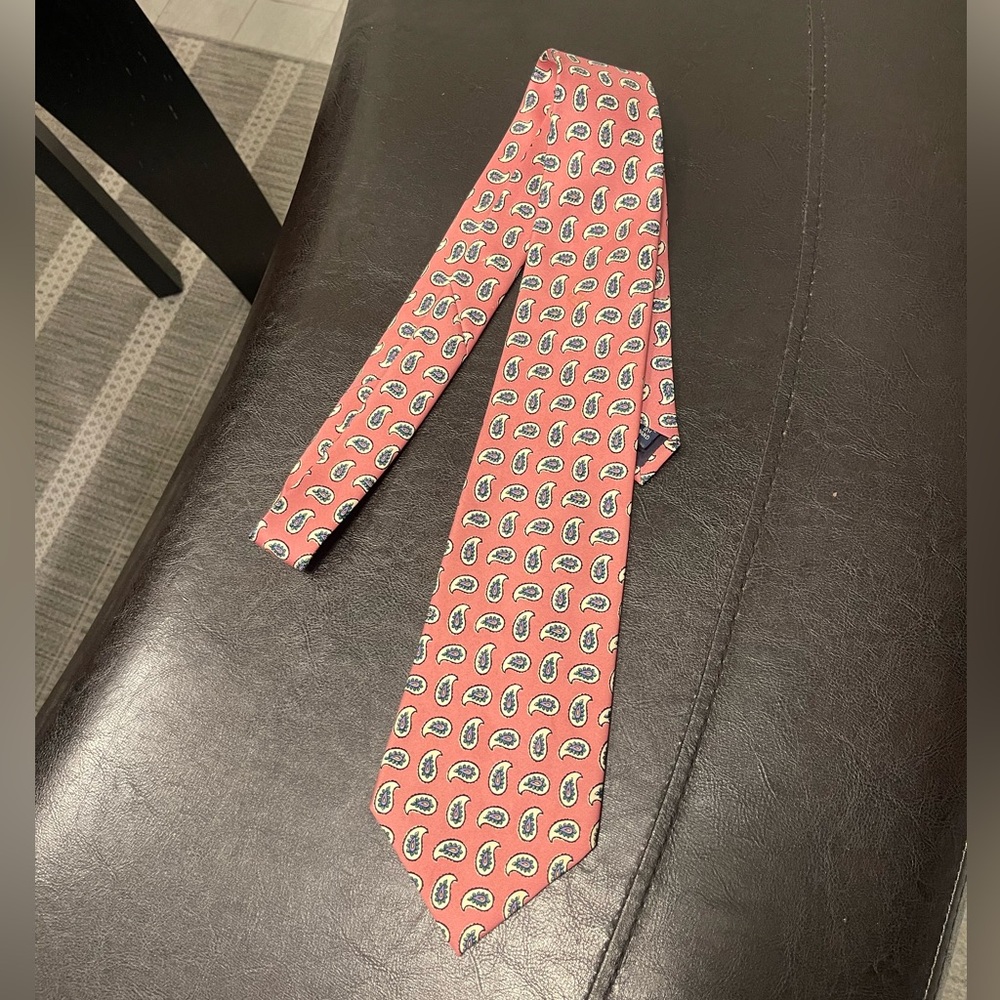 Polo Ralph Lauren 100% silk paisley print tie